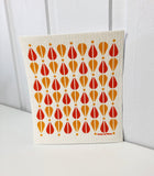 Orange Retro. Klut 2 pk.