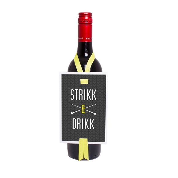 Strikk & drikk - Vinkort